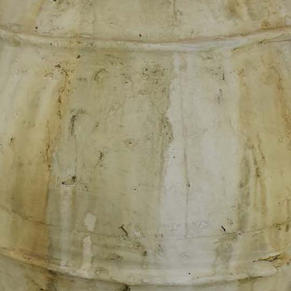 Sye Garden Planter | 23’’ Round Shape Pot | Earthy Beige Terracotta