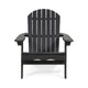 Libo Outdoor Adirondack Chair | Gray Acacia Wood Frame | Slat Panels