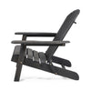 Libo Outdoor Adirondack Chair | Gray Acacia Wood Frame | Slat Panels