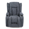 Manual Massage Recliner Chair | Charcoal Gray Fabric | Soft Cushioned BM335673