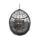 Keline Hanging Swing Lounge Chair | Gray Faux Rattan | Cushions | 49’’ BM335675