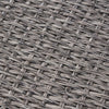 Perie Outdoor Accent Table | Gray Faux Rattan | Iron Frame | 18"