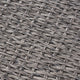 Perie Outdoor Accent Table | Gray Faux Rattan | Iron Frame | 18"
