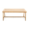Alen Outdoor Dining Table | 71" Rectangular Acacia Wood Top | Brown