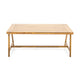 Alen Outdoor Dining Table | 71" Rectangular Acacia Wood Top | Brown