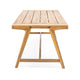 Alen Outdoor Dining Table | 71" Rectangular Acacia Wood Top | Brown