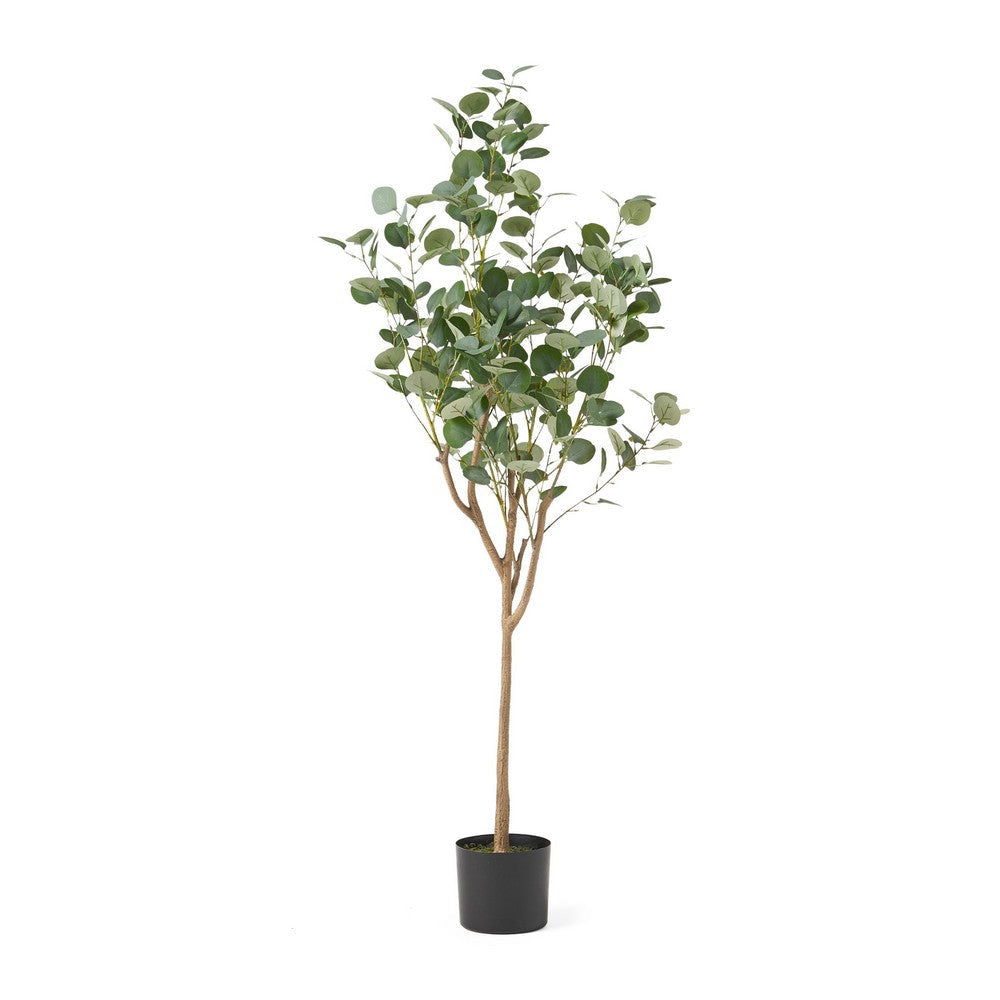 Zylo Faux Tree Eucolites Plant | 59" | Green Polyester
