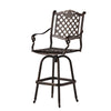 Outdoor Barstool Chair | Swivel Function | Coppertone Aluminium Finish
