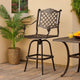 Outdoor Barstool Chair | Swivel Function | Coppertone Aluminium Finish