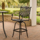 Outdoor Barstool Chair | Swivel Function | Coppertone Aluminium Finish