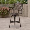 Outdoor Barstool Chair | Swivel Function | Coppertone Aluminium Finish