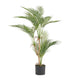 Zylo Decorative Faux Palm Tree | 40’’ Green and Brown Rattan BM335731