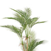 Zylo Decorative Faux Palm Tree | 40" Green and Brown Rattan