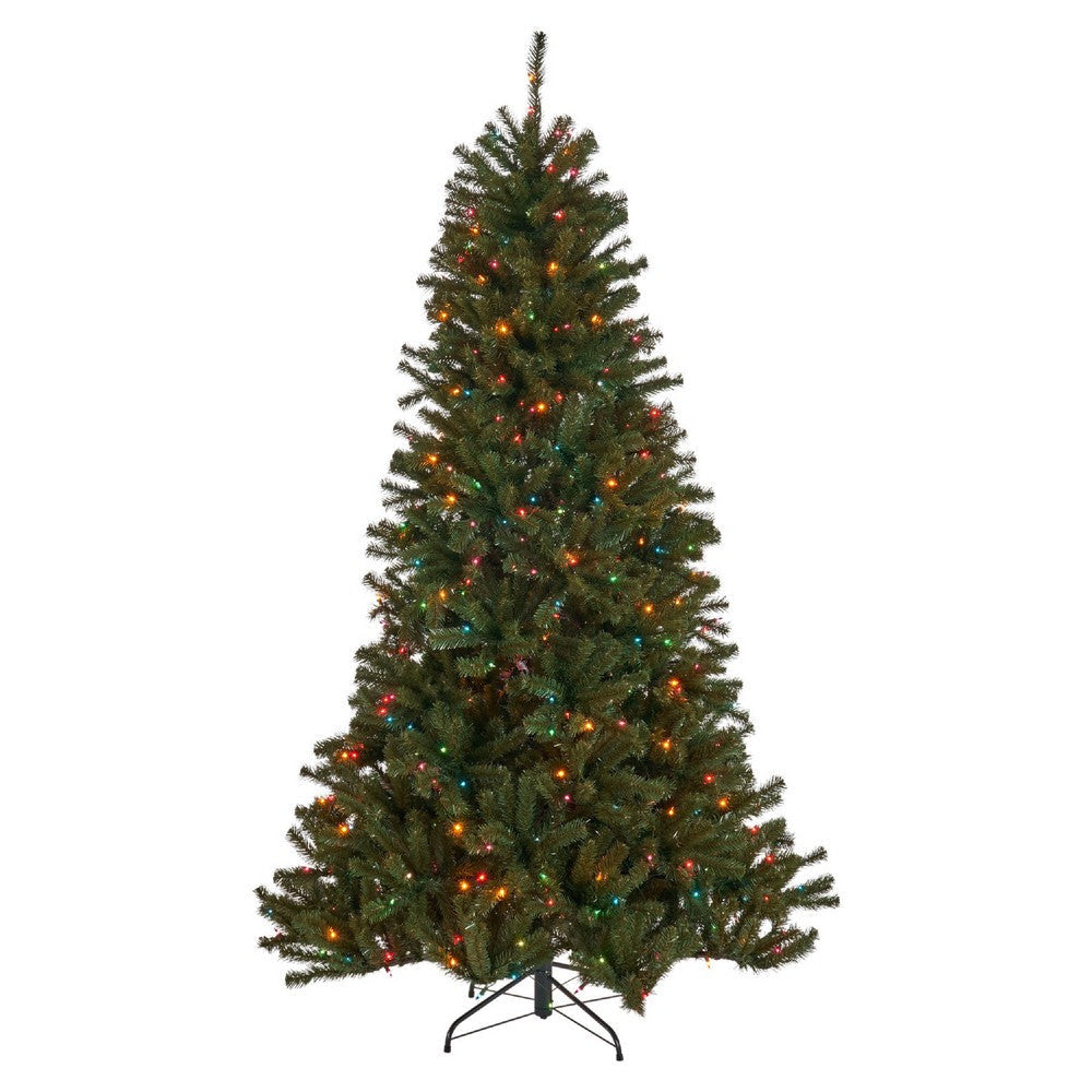 Doru Faux Christmas Tree | 7ft Tall | 500 Multicolor LED Lights BM335744
