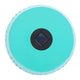Sola Side Table | Solar Powered Light | 18’’ Barrel Shaped Teal Iron