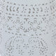 Sola Side Table | Solar Powered Light | 18" Barrel Shaped White Iron