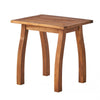 Bang Outdoor Accent Table | 19’’ | Teak Acacia Wood Slatted Top