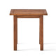 Bang Outdoor Accent Table | 19" | Teak Acacia Wood Slatted Top