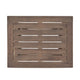 Bang Outdoor Accent Table | 19" | Gray Acacia Wood Slatted Top