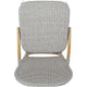 Outdoor Bistro Chair Set of 2 | Gray Faux Rattan | Natural Brown Metal BM335767