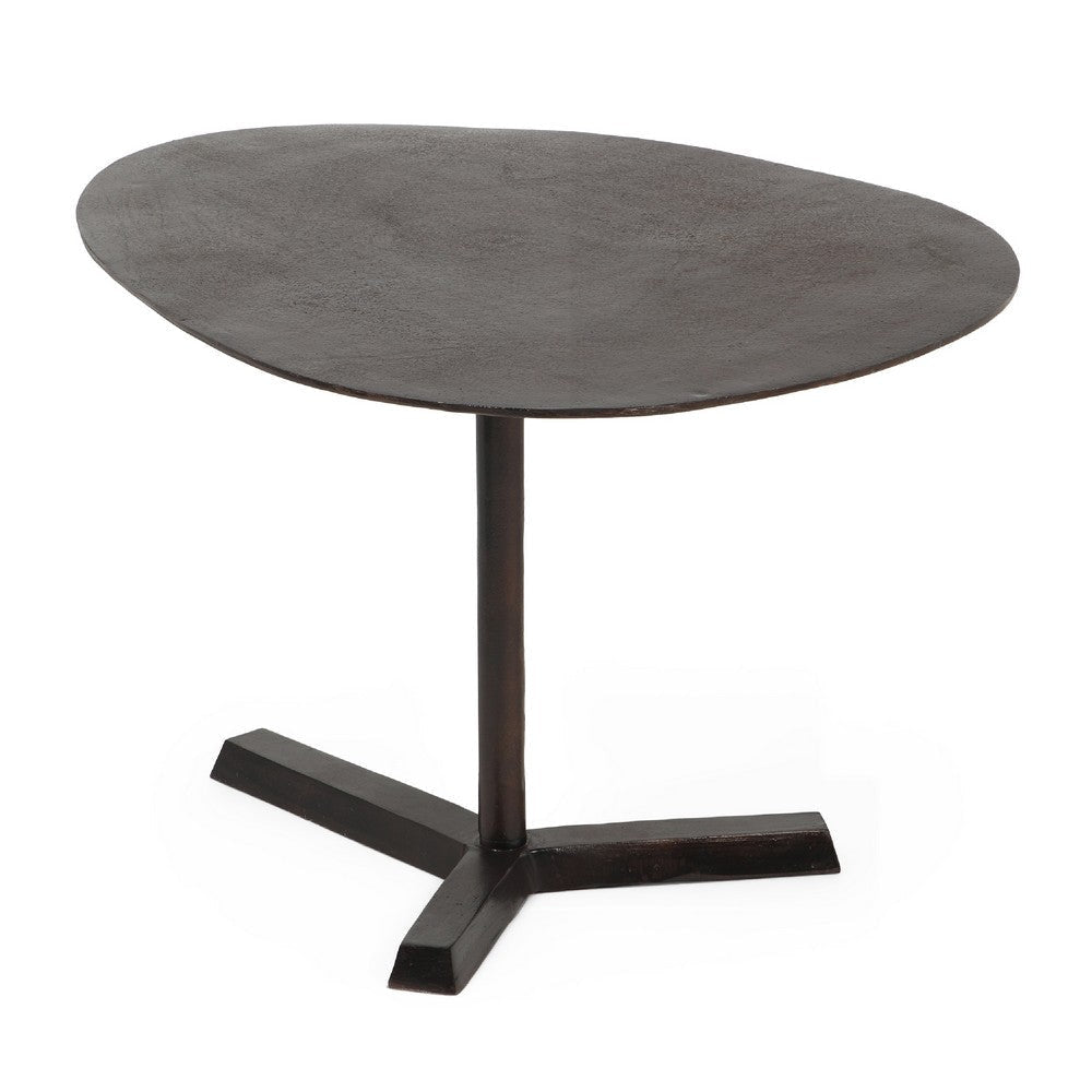 Eli Side End Table | 27’’ Elliptical Top | Aluminium Tripod Base BM335770