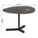 Eli Side End Table | 27’’ Elliptical Top | Aluminium Tripod Base BM335770