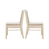 Orry Dining Side Chair Set of 2 | Beige Roped Back | Acacia Wood BM335774