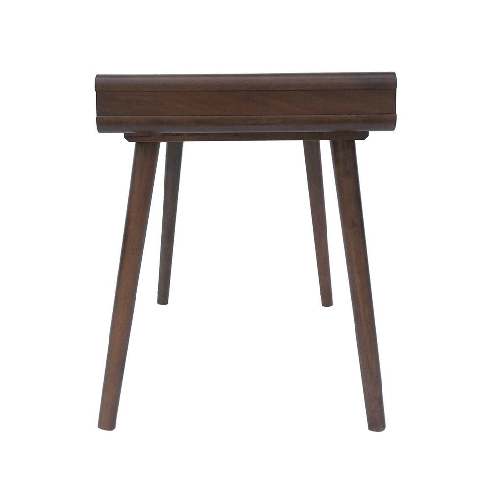 Writing Desk with 1 Storage Drawer | 40’’ | Farmhouse Brown Wood BM335799