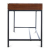 Writing Desk with 2 Storage Drawers | 44" Brown Acacia Wood