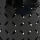 Lica Patio Side End Table | Barrel Shaped Lace Cut | 12" Black Iron
