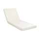 Chaise Lounger Cushion | 76" | PU Foam | Cream Waterproof Fabric