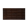 Indoor/Outdoor Dining Table | 69" Brown Rectangular Wood Top | White