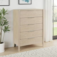 Light Oak Brown Ceruse, White