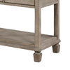 Cely Nightstand | 2 Drawers with Lower Open Shelf | Gray Oak Veneer BM335841