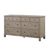 Cely Dresser | 66’’ | 8 Drawers | Gray Oak Veneer | Nickel Tone Knobs BM335842