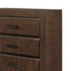 Rawn Tall Dresser Chest | 5 Drawers Metal Handles | Brown Okume Veneer BM335858