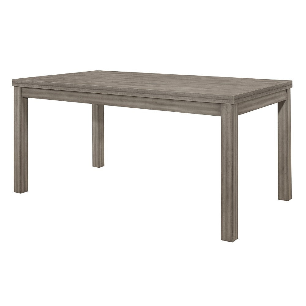 Rie Dining Table | 64’’ Rectangular Tabletop | Gray Melamine Board BM335868