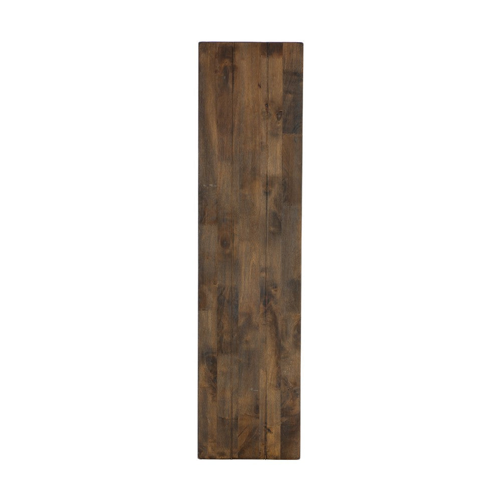 Rick Dining Bench | 52’’ Transitional Natural Brown Rubberwood BM335869