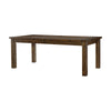 Rick Dining Table | 79" Rectangular Top | Natural Brown Rubberwood