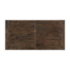 Rick Dining Table | 79" Rectangular Top | Natural Brown Rubberwood