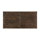 Rick Dining Table | 79" Rectangular Top | Natural Brown Rubberwood