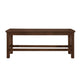Lsy Counter Height Dining Bench | 64’’ Dark Brown Wood Frame BM335874