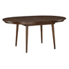 Coly Dining Table with Butterfly Leaf 48-65" Round | Maple Brown