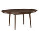 Coly Dining Table with Butterfly Leaf 48-65" Round | Maple Brown