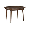 Coly Dining Table with Butterfly Leaf 48-65" Round | Maple Brown
