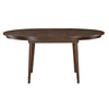 Coly Dining Table with Butterfly Leaf 48-65" Round | Maple Brown