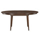 Coly Dining Table with Butterfly Leaf 48-65’’ Round | Maple Brown BM335875