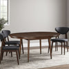 Coly Dining Table with Butterfly Leaf 48-65" Round | Maple Brown