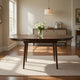 Coly Dining Table with Butterfly Leaf 48-65" Round | Maple Brown