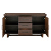 Bloi Sideboard Buffet Console | 60’’ | 3 Drawers 2 Cabinets | Brown BM335877